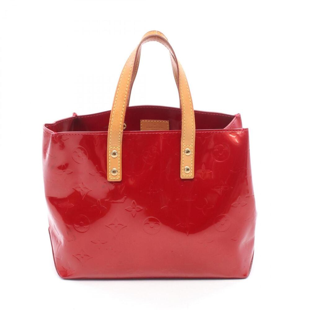 Louis Vuitton LOUIS VUITTON Lead PM Monogram Vernis Pomme d'Amour Handbag Lea...